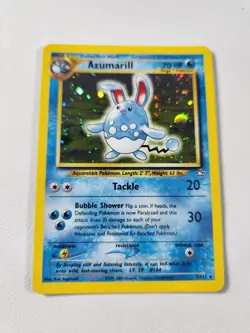 Pokemon Azumarill Neo Genesis Unlimited Holo Rare 2/111 WOTC 2000 - Image 1