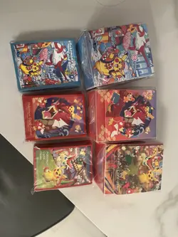 Pokemon Center Japan Tohoku, Hiroshima and Fukuoka Set Deck Box & Sleeves Lot1/4 - Image 1