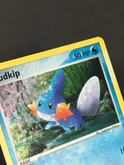 Pokemon TCG Mudkip 018 Black Star Promo Cosmos Holo 2004 LP - Image 4