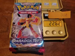 22.62g (Heavy HEAVIEST) Paradox Rift Pokemon Booster Pack - Sealed #308 - Image 1