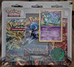 Pokemon TCG - XY Steam Siege 3-Pack Blister w/Azelf Promo - NEW & Factory Sealed - Image 1