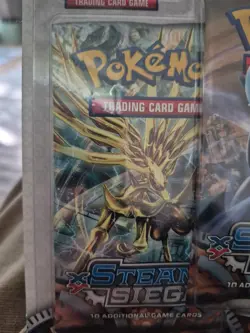 Pokemon TCG - XY Steam Siege 3-Pack Blister w/Azelf Promo - NEW & Factory Sealed - Image 2