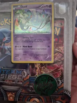 Pokemon TCG - XY Steam Siege 3-Pack Blister w/Azelf Promo - NEW & Factory Sealed - Image 4