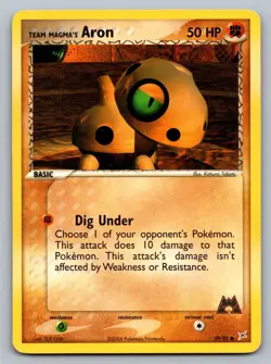 Pokemon TCG Team Magma vs Team Aqua Team Magma's Aron 59/95 - Image 1