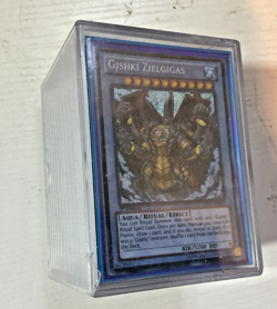 Yu-Gi-Oh! Gishki Deck with Clear Display Box & Dragon Shield Sleeves - Image 1