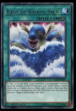 Yugioh Rage of Kairyu-Shin LEDU-EN017 1st Edition Rare NM - Image 1