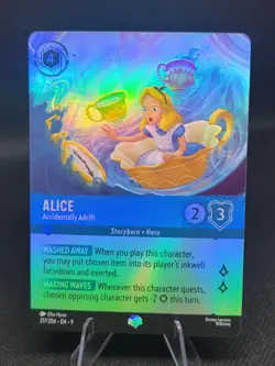 Alice - Accidentally Adrift (Epic) 217/204 Fabled Holo Disney Lorcana Card NM - Image 1