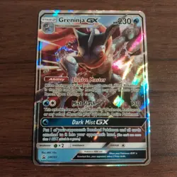 Greninja GX SM197 Sun And Moon Holo Promo Pokemon Card LP - Image 1