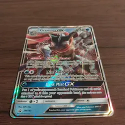 Greninja GX SM197 Sun And Moon Holo Promo Pokemon Card LP - Image 2