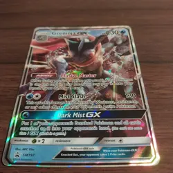 Greninja GX SM197 Sun And Moon Holo Promo Pokemon Card LP - Image 3