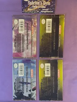 Empty Ex Deoxys wrappers complete artwork set Pokemon Card Opened Pack - Image 2