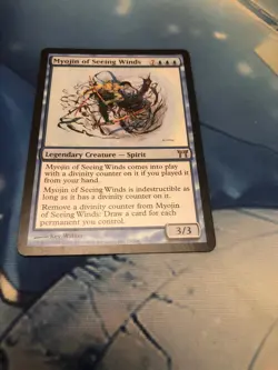 Magic The Gathering Kamigawa Myojin Of Seeing Winds Rare Card - Image 1