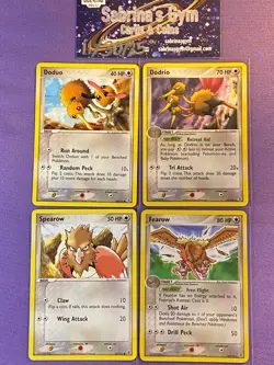 Doduo Dodrio Spearow Fearow Rare Ex Fire Red Leaf Green Pokemon Card - Image 1