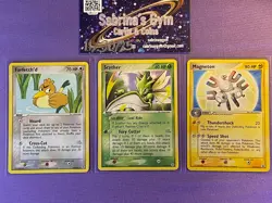Farfetch'd Scyther Magneton Rare Ex Fire Red Leaf Green Pokemon Card - Image 1