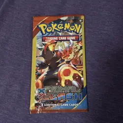 Pokemon XY Groudon Primal Clash Mini Booster Pack New Sealed 3 Card Booster Pack - Image 1
