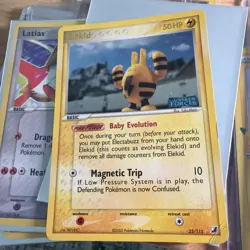 Elekid 23/115 Unseen Forces Holo Rare Stamped Baby Pokemon Card TCG 2005 Vintage - Image 1
