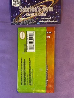 Empty Pikachu artwork Ex Fire Red Leaf Green set Pokemon Card Opened Pack - Image 2