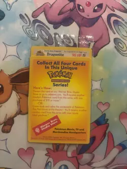 Sealed Dragonite Pokemon The First Movie WB Promo 1999 Card New - Image 1