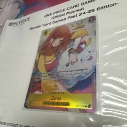 Sealed! One Piece Playmat/Promo Nami & Zeus Bandai Card Games Fest 24-25 ENGLISH - Image 5