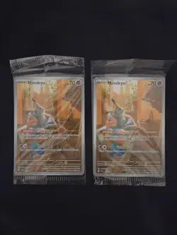 Mimikyu 075 SV: Scarlet & Violet Black Star Promo Cards - SEALED LOT OF 2 - Image 1
