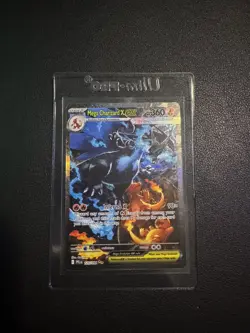 Mega Charizard X ex 125/094 Me02: Phantasmal Flames Holo Pokemon TCG CARD NM - Image 1