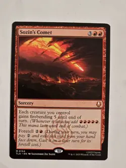 Sozin's Comet M0154 Regular Avatar Magic the Gathering NM Never Played - Image 1