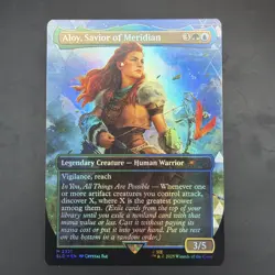 Aloy, Savior of Meridian FOIL PlayStation 🎮 SECRET LAIR MTG Mythic Rare NM - Image 1