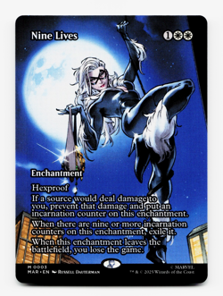 Nine Lives (Borderless) - [Marvel Universe Eternal-Legal] MTG NM/M ? *Ships Now* - Image 1