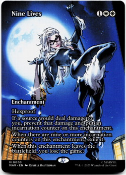 Nine Lives (Borderless) - [Marvel Universe Eternal-Legal] MTG NM/M ? *Ships Now* - Image 3