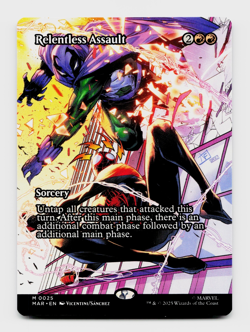 Relentless Assault (Borderless) - [Marvel Eternal-Legal] MTG Magic ???? - Image 1