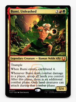 Bumi, Unleashed [Avatar: The Last Airbender] MTG Magic ???? - Image 1