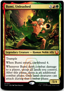 Bumi, Unleashed [Avatar: The Last Airbender] MTG Magic ???? - Image 3