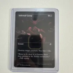 Infernal Grasp Borderless (NM Non-Foil) INR-0310 Uncommon MTG - Image 3