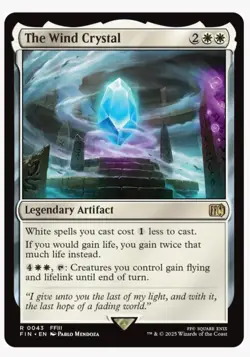 The Wind Crystal 0043 (R) MTG Final Fantasy (FIN) - Image 1