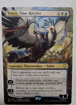 Teferi, Time Raveler (Borderless) Commander: Bloomburrow Regular - Image 1