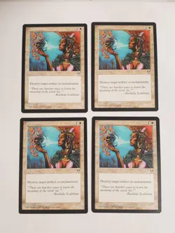 MTG Playset 4x Disenchant (Mirage/White/C) - BGM - Image 1