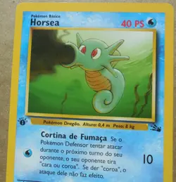 Horsea 49/62 Common Non-Holo Portuguese 1st Edition Fossil Set Pokemon LP - Image 3