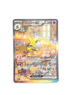 Alakazam ex 201/165 SIR Full Alt Art Holo POKEMON TCG S&V 151 MEW ENGLISH NM/M - Image 1