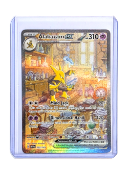 Alakazam ex 201/165 SIR Full Alt Art Holo POKEMON TCG S&V 151 MEW ENGLISH NM/M - Image 3