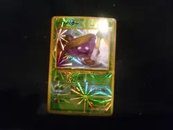 Pokemon Heart Holo Prism Japanese Vending Sticker Team Rocket Grimer 088 Banned - Image 1