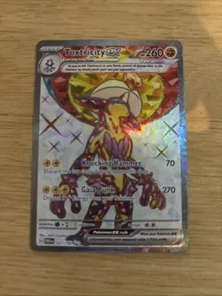 2023 Pokemon Toxtricity EX 227/182 Ultra Rare Full Art Paradox Rift - Image 1