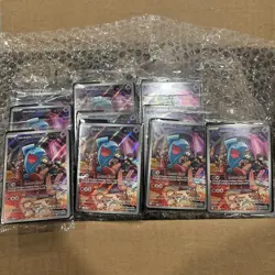 Pokemon TCG Team Rockets Wobbuffet 203 Destined Rivals ETB Promo (Sealed) 10 Lot - Image 1