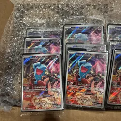 Pokemon TCG Team Rockets Wobbuffet 203 Destined Rivals ETB Promo (Sealed) 10 Lot - Image 2