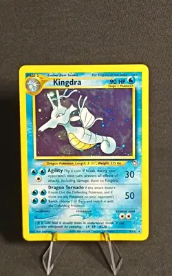 Kingdra 8/111 Holo Rare - 2000 Neo Genesis - Pokemon TCG - MP - Image 1