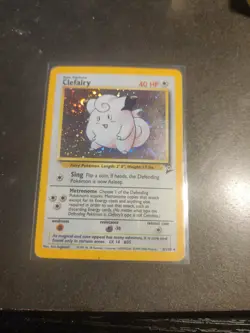 Clefairy 6/130 Holo Rare Pokemon 2000 Base Set 2 - HP - Image 3