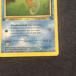 Pokemon TCG WoTC Horsea 49/62 Fossil First Edition Vintage Lightly Played LP+ - Image 5