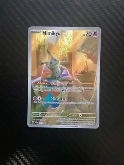 Mimikyu SVP075 Black Star Promos Paldean Fates Full Art Holo Pokemon TCG 2024 NM - Image 1