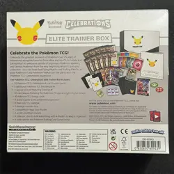Pokemon Celebrations ETB Elite Trainer Box 25th Anniversary SEALED - Image 3