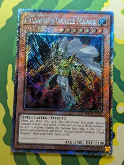 YUGIOH RA03-EN266 Palladium Oracle Mahad Platinum Secret Rare 1st Edition NM - Image 1