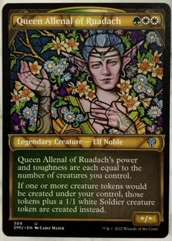 Queen Allenal of Ruadach #309 Dominaria United MTG Magic Card - Image 1